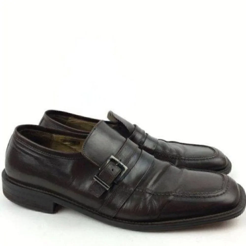 Kenneth Cole New York Loafers 14 Italian Leather